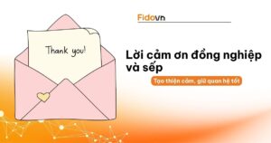 mẫu lời cảm ơn dành cho đồng nghiệp sau chuyến đi