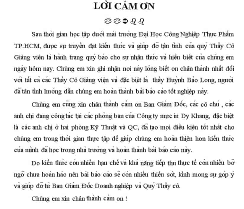 mẫu lời cảm ơn dành cho hướng dẫn viên - Hình 4