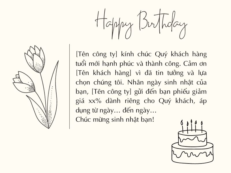 mẫu lời chúc cho khách VIP - Hình 2