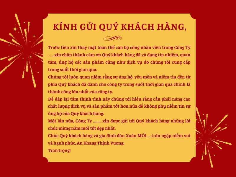 mẫu lời chúc cho khách VIP - Hình 5