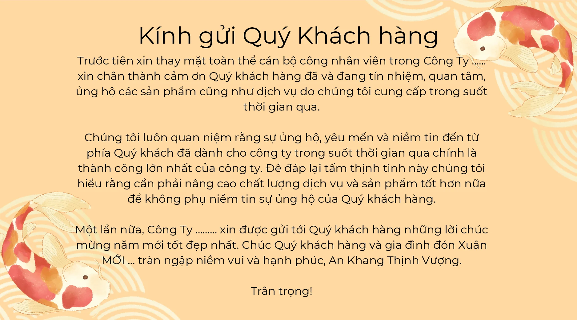 mẫu lời chúc khách hàng trước tour - Hình 5
