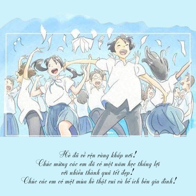 mẫu lời chúc kỳ nghỉ hè - Hình 3