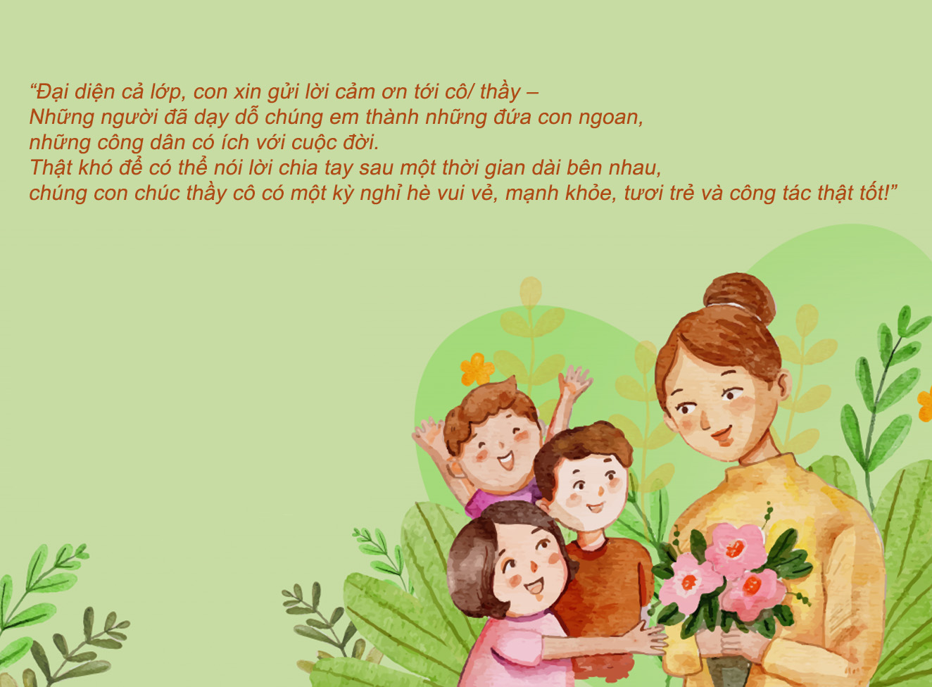 mẫu lời chúc kỳ nghỉ hè - Hình 4