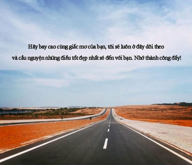 mẫu lời chúc lên đường - Hình 4