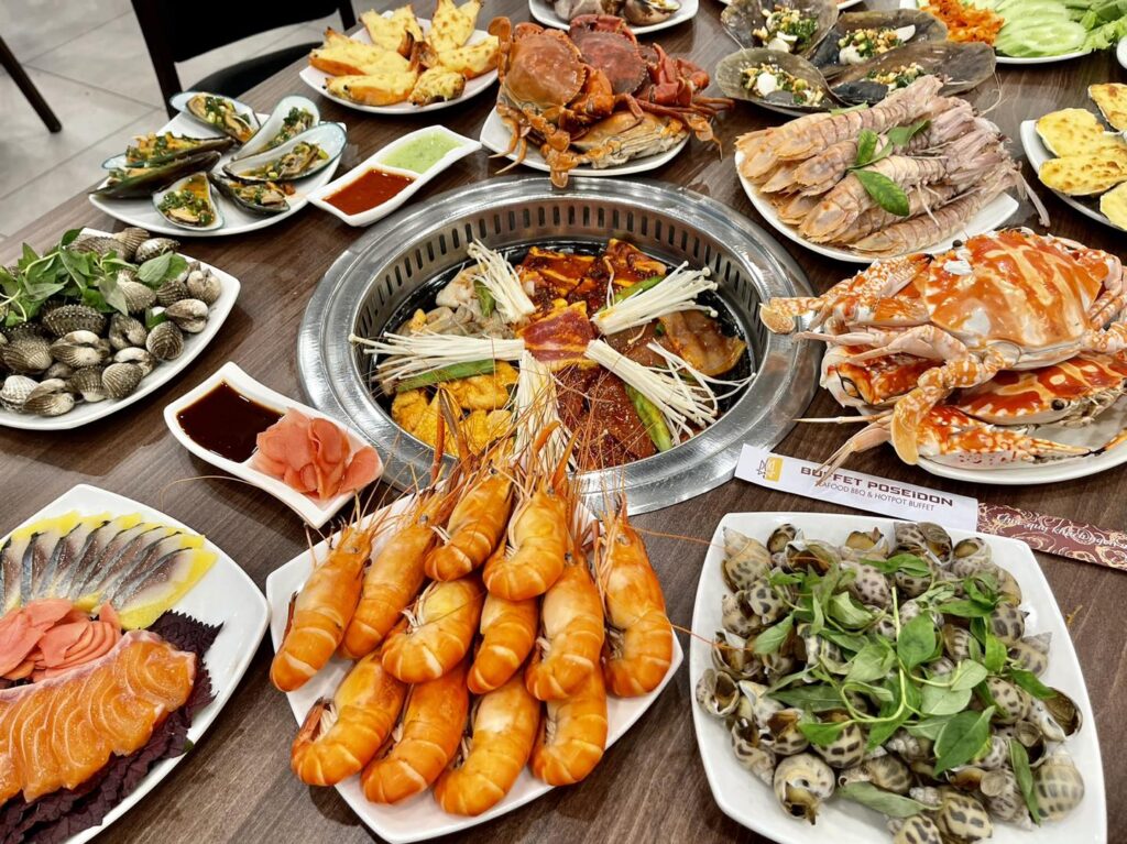 những quán buffet hải sản ngon ở hà nội