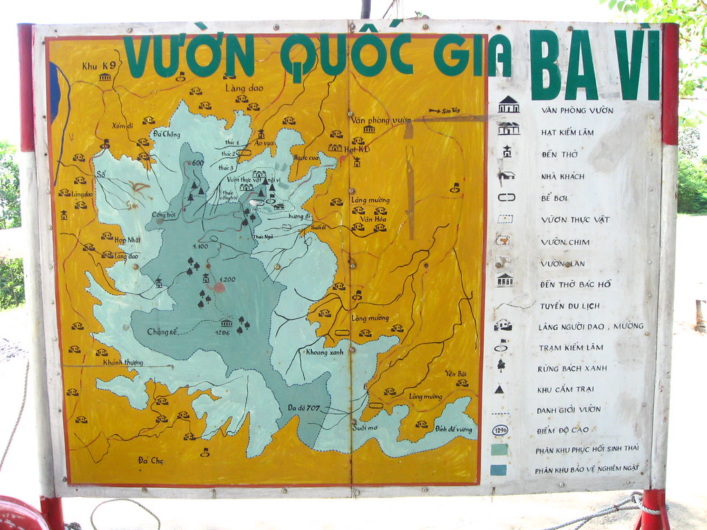 sơ đồ du lịch vườn quốc gia ba vì - Hình 4